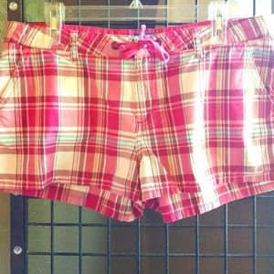 Lilu Plaid Drawstring Shorts